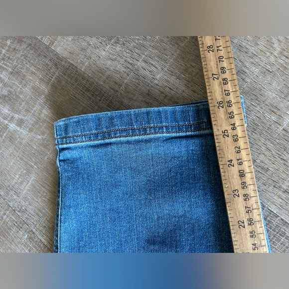 Duluth Trading Overalls Womens 6 blue denim Gardening Bibs Stretch Work Tie EUC - Picture 10 of 14